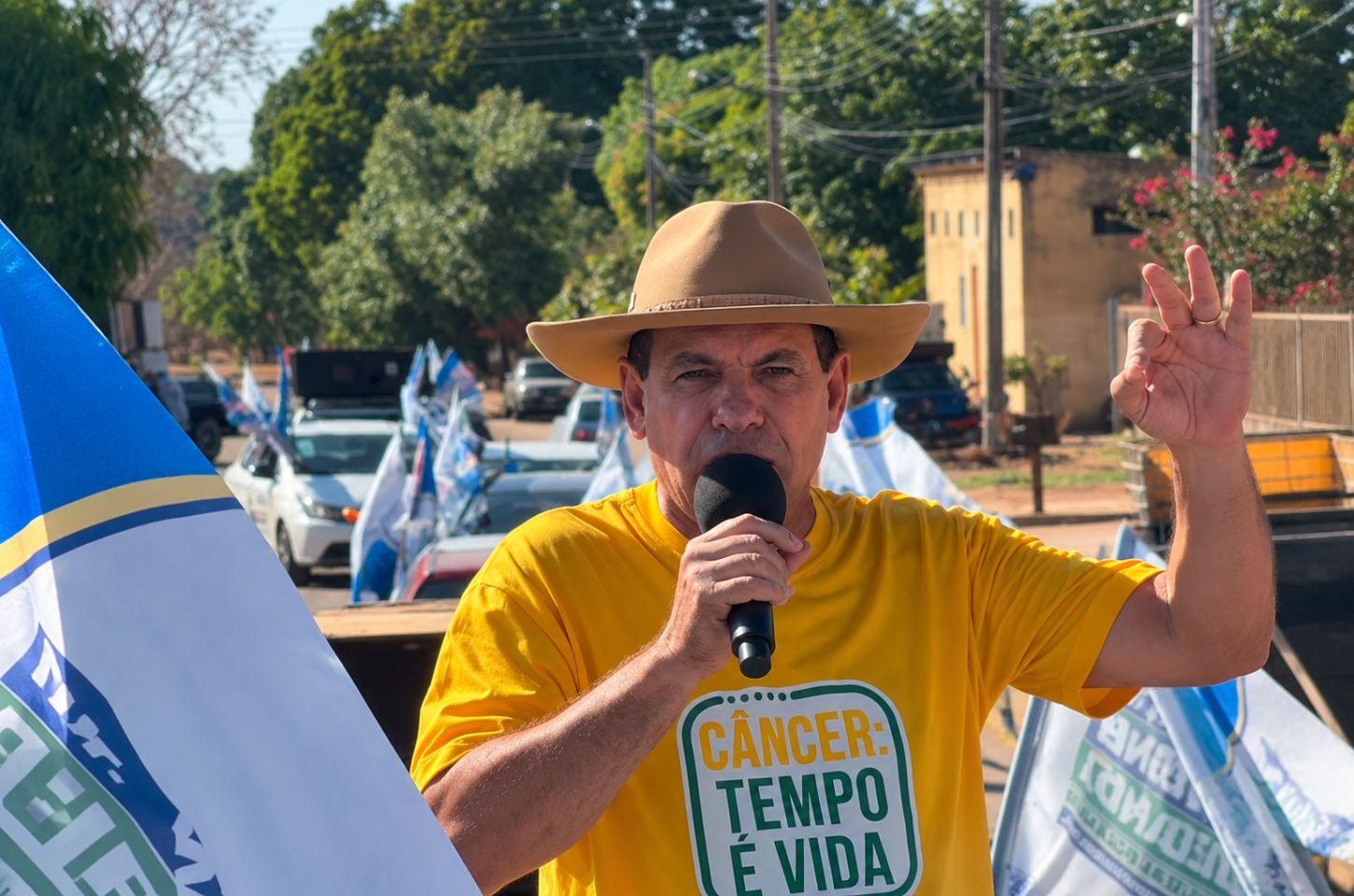 Britânia é tomada por grande carreata de Wagner Miranda e demonstra força política no interior de Goiás