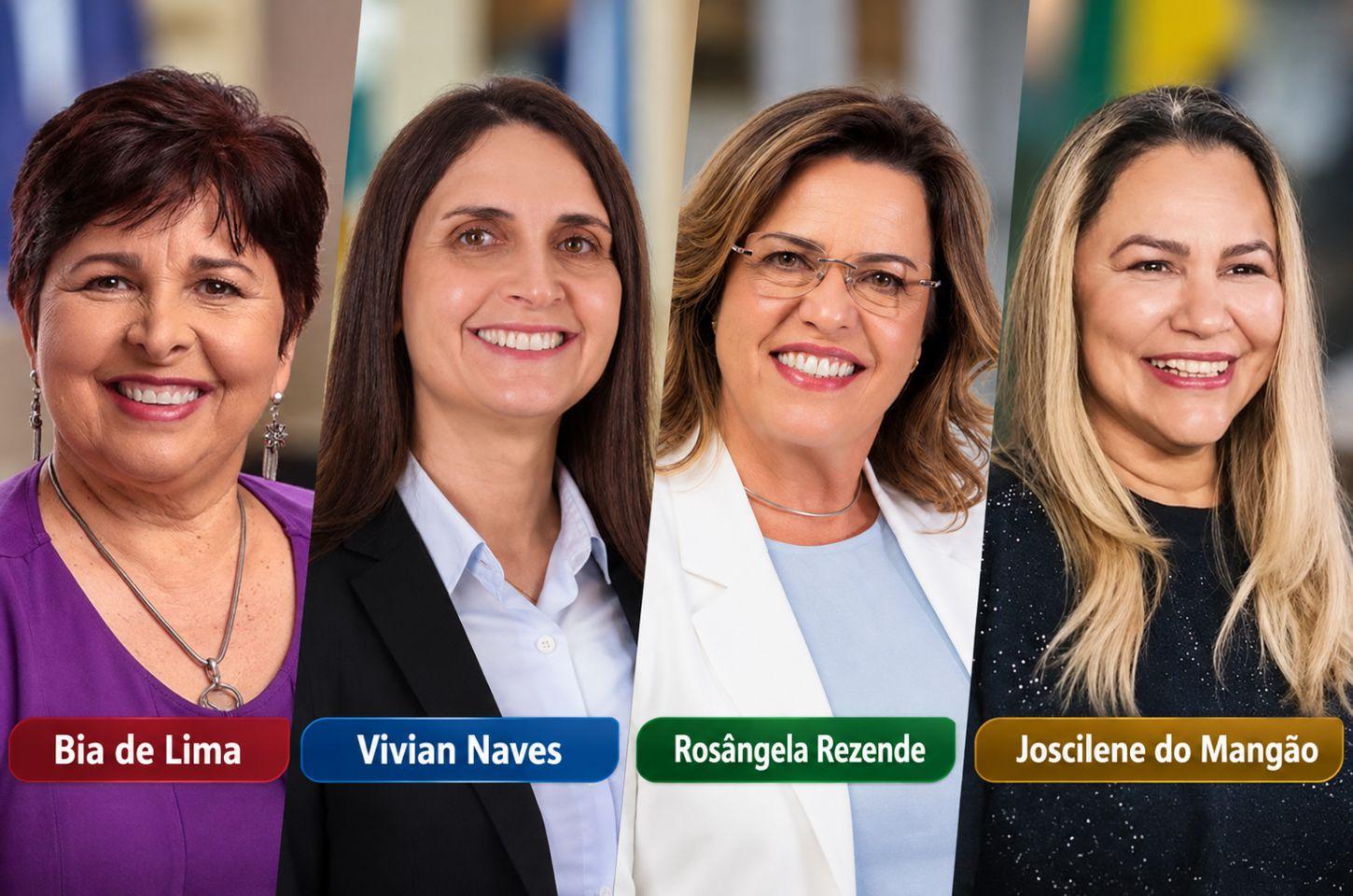Mulheres ganham destaque na disputa por vagas na Assembleia de Goiás