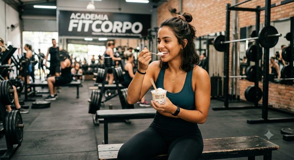 Quem disse que sorvete está proibido na dieta?