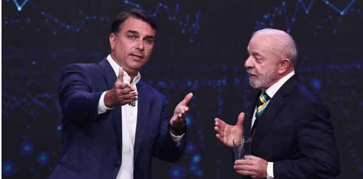 Lula e Flávio Bolsonaro protagonizam debate tenso na Band, com acusações e propostas para o Brasil