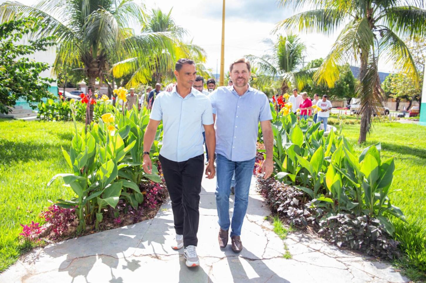 Ricardo Galvão recepciona governador em exercício em Aragarças
