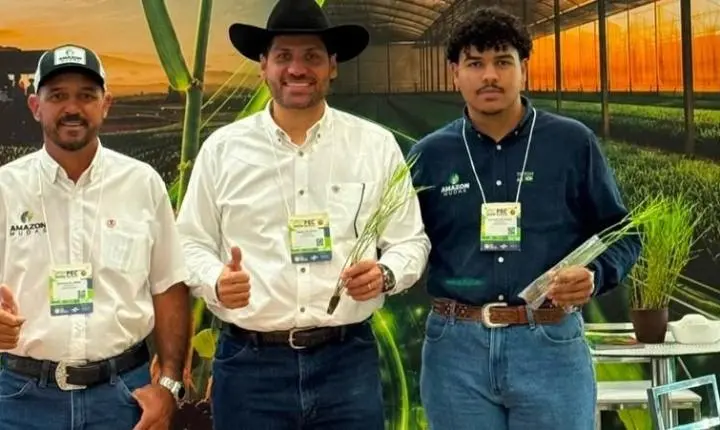 Amazon Mudas leva tecnologia de produção do capim Tifton 85 ao maior evento do agronegócio do Nordeste