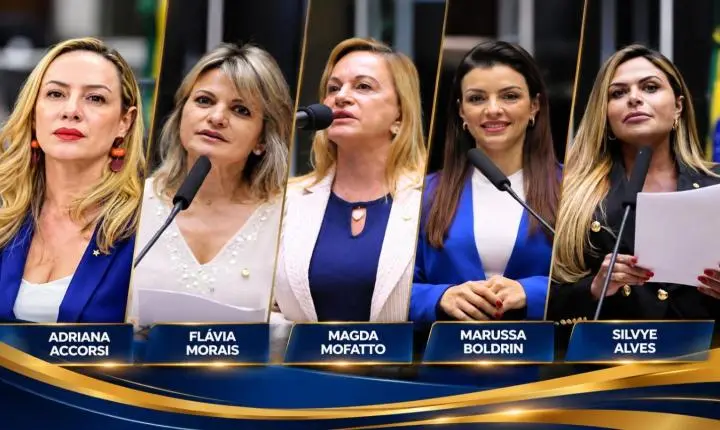 Cinco mulheres, cinco trajetórias: conheça as deputadas federais que representarão Goiás em Brasília