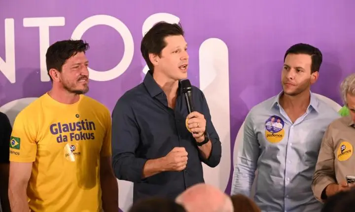Com presença do governador e do prefeito de Goiânia, Felipe Mabel confirma candidatura em convenção do Podemos