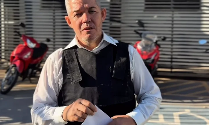 Delegado Waldir denuncia ameaça no primeiro dia de campanha e afirma que não será intimidado