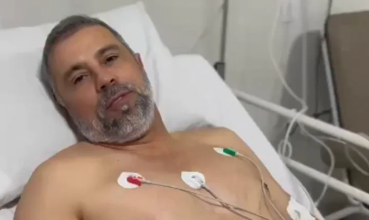 Deputado Amauri Ribeiro sofre acidente ao cair de carreta e é internado em hospital