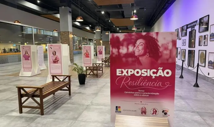 Exposição no Shopping Estação Goiânia reúne histórias de mulheres que reconstruíram a vida após o câncer de mama