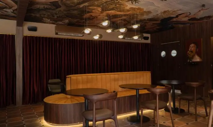 Giovanni Riccioppo alia arte, arquitetura e design e gastronomia no Restaurante Cora