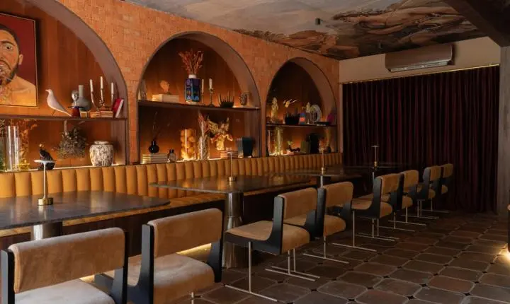 Giovanni Riccioppo alia arte, arquitetura e design e gastronomia no Restaurante Cora