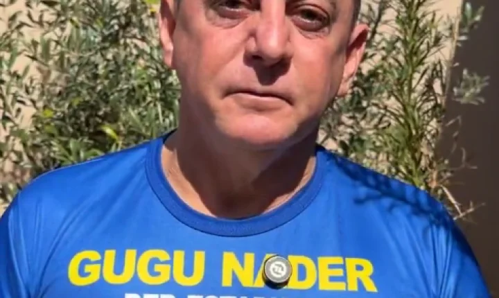 Gugu Nader segue campanha sem ataques e aposta no trabalho para buscar a reeleição