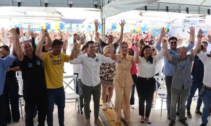 Inauguração de escritório de Felipe Mabel reúne mais de 300 pessoas e lideranças políticas em Goiás