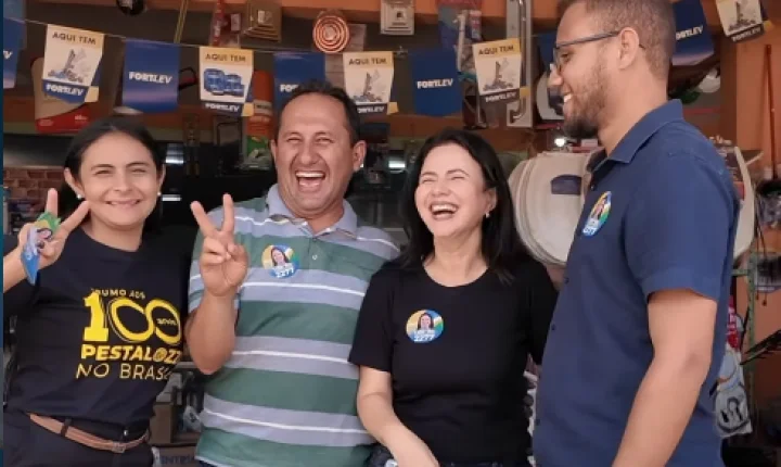 Maria Yvelônia cresce no Entorno de Brasília e aposta em uma campanha diferente: menos discurso e mais presença nas ruas