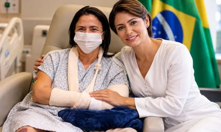 Mesmo em recuperação, Maria Yvelônia mobiliza equipe para grande carreata com Michelle Bolsonaro em Valparaíso