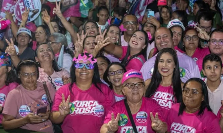 Novo Gama reúne multidão e lideranças políticas no lançamento de Joscilene do Mangão