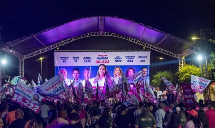 Novo Gama reúne multidão e lideranças políticas no lançamento de Joscilene do Mangão