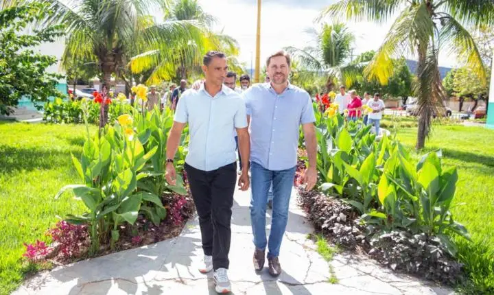 Ricardo Galvão recepciona governador em exercício em Aragarças