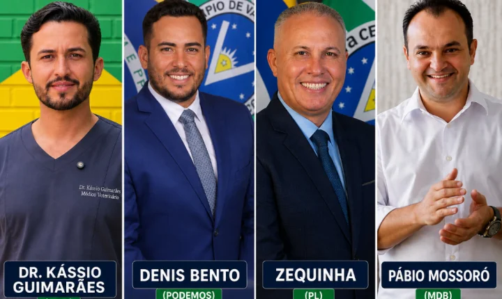 Valparaíso de Goiás terá três candidatos e um pré-candidato à Alego nas eleições de 2026